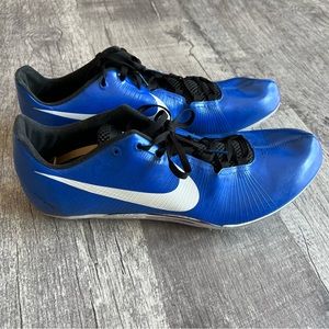 Nike Flywire Baseball Cleats Blue White Men's Size 12 New Without Box